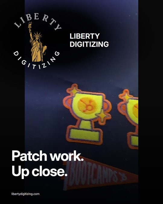 Patch work. Up close.